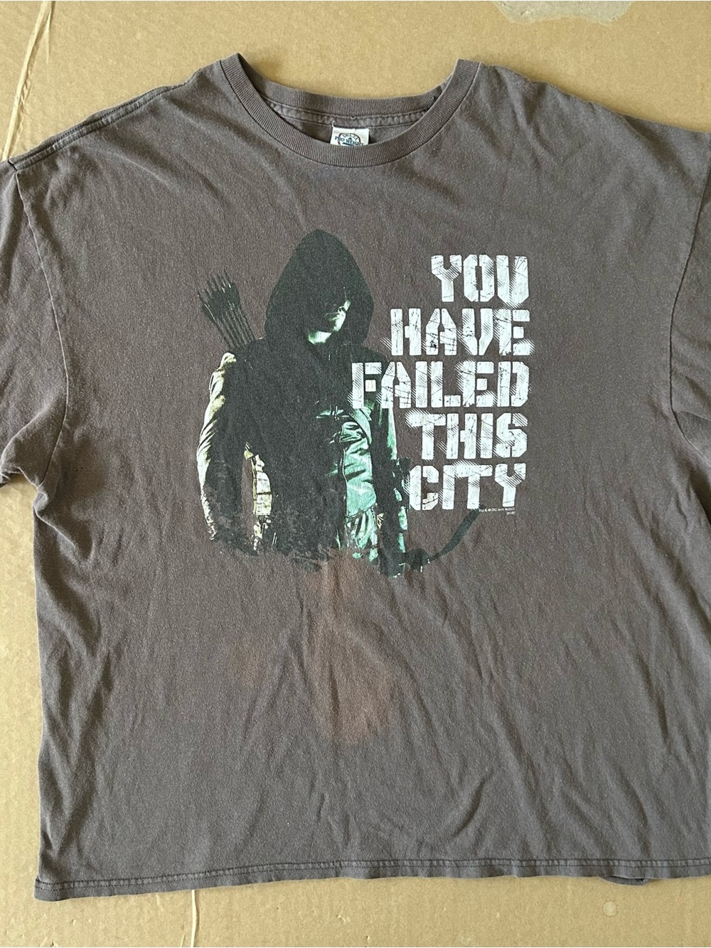 Delta Pro Weight Arrow You Have Failed This City Graphic Tee Men 2XL Superhero